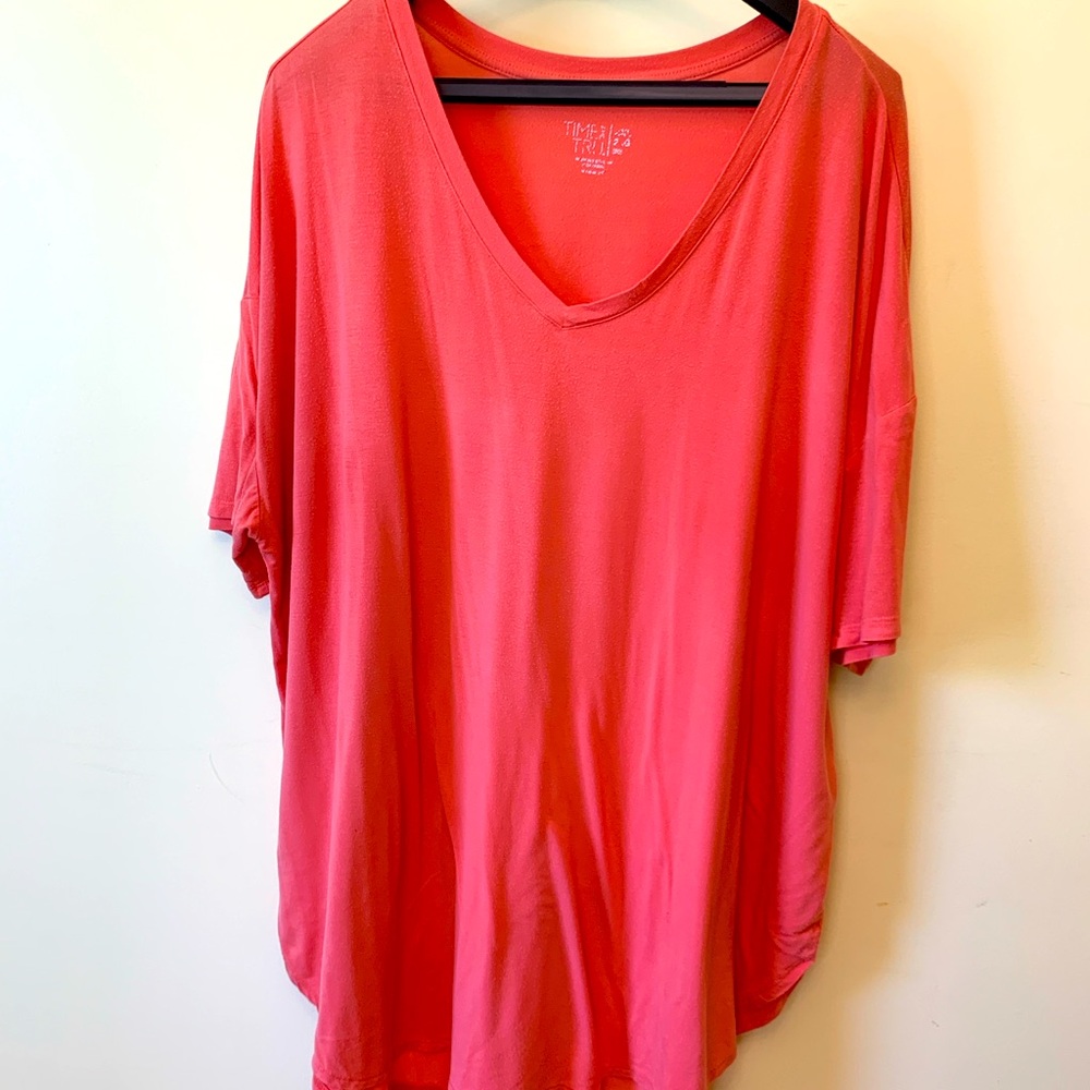 Orange Oversized Shirt XXL